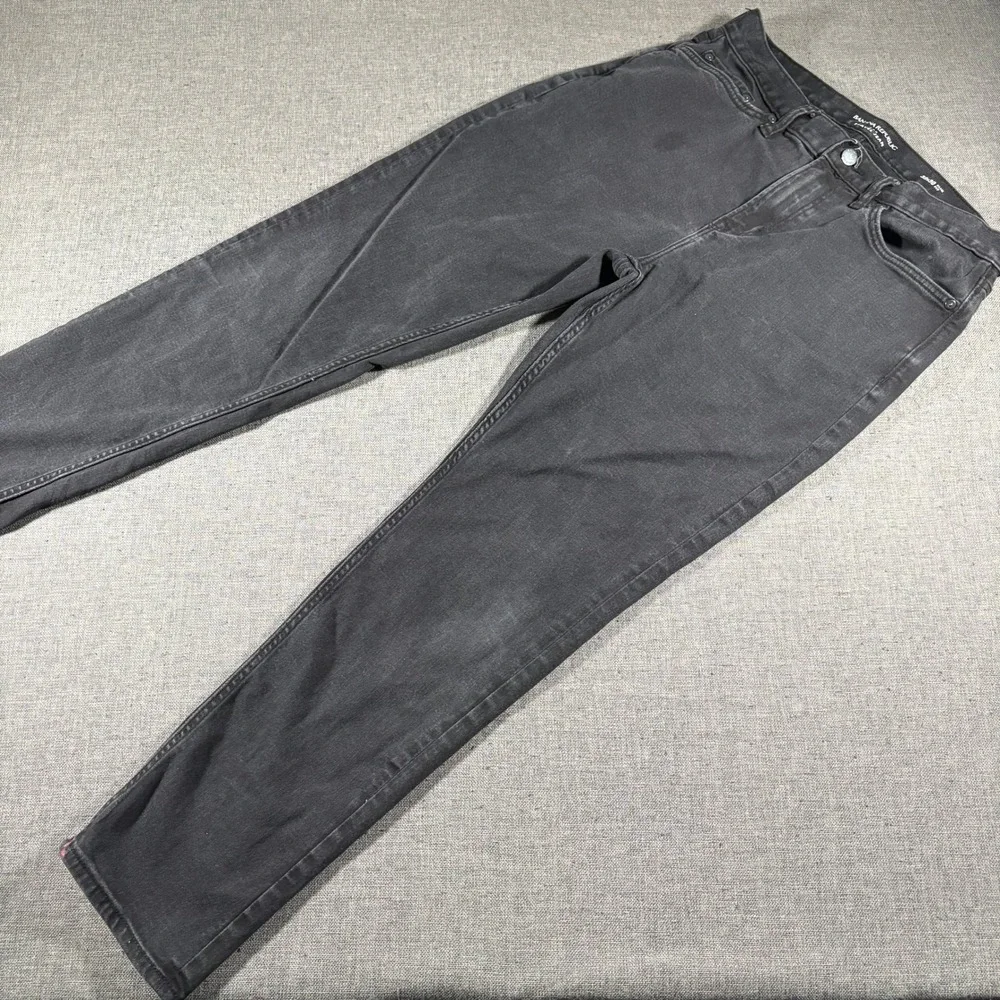 Banana Republic Travel Jean Mens 32x30 Dark Wash Slim Fit Five Pocket Denim